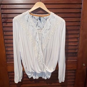 Medium size beige blouse